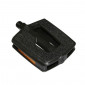 FLAT PEDAL FOR URBAN BIKE- -RESIN--BLACK- WITH "SUPER GRIP" INSERTS - 9/16" (PAIR) 3700948079225