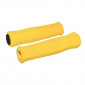 HAND GRIPS FOR MTB/URBAN- NEWTON HIGH DENSITY FOAM YELLOW 125mm (PAIR)