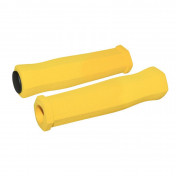 POIGNEE CITY/VTT NEWTON MOUSSE HAUTE DENSITE JAUNE 125mm (PAIRE) 3700948077429