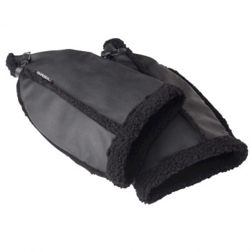 HAND COVER FOR CYCLING- BASIL WARMERS IMITATION LEATHER BLACK (AGAINST COLD AND HUMIDITY) 8715019502750