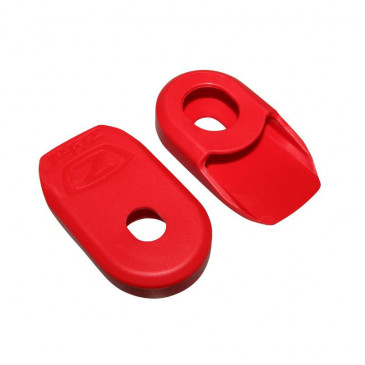 PROTECTION MANIVELLE ZEFAL CRANK ARMOR ROUGE (PAIRE)