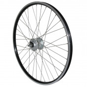 WHEEL FOR MTB- 26" ER10 FRONT -ALUMINIUM BLACK - DOUBLE-WALLED- HUB SHIMANO DYNAMO DH2N 6 VOLT 3660429062293