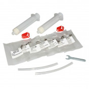 BLEEDING BRAKE TOOL KIT - P2R- MINERAL OIL AND DOT (WITH ADAPTERS) 3700948078334