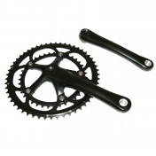CHAINSET FOR ROAD BIKE- 9/10 Speed BLACK 172,5mm 39-53 Ø 130mm -SELECTION P2R- 3700948079171