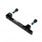 ADAPTATEUR / REHAUSSE FREIN A DISQUE VTT POST-MOUNT AVANT SHIMANO SUR FOURCHE ETRIER 160mm POUR DISQUE 203mm 4524667108115