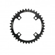 CHAINRING FOR E/BIKE- SINGLE 38T. Ø104 BLACK -ALUMINIUM- 7075 STRONGLIGHT -4 ARMS (FOR BOSCH SYSTEM 1st and 3rd GENERATION - COMPATIBLE BROSE WITH SPIDER REF 181123) 3700223713707