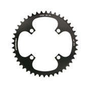 CHAINRING FOR E/BIKE- SINGLE 44T. Ø104 BLACK -ALUMINIUM- 7075 STRONGLIGHT -4 ARMS (FOR BOSCH SYSTEM 1st and 3rd GENERATION - COMPATIBLE BROSE WITH SPIDER REF 181123) 3700223713738