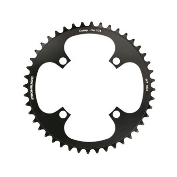 PLATEAU VAE/E-BIKE 4BRA D.104 POUR BOSCH STRONGLIGHT 44DTS MONO NOIR ALU 7075 (POUR SYSTEME 1ere ET 3ème GENERATION - COMPATIBLE BROSE AVEC SPIDER REF 181123) 3700223713738