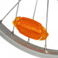 CATADIOPTRE / REFLECTEUR DE ROUE VELO ORANGE FLUO (VENDU A L'UNITE) -HOMOLOGUE ER11- 6420296018437