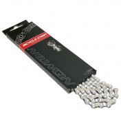 CHAINE VELO 11V. ROUTE/VTT NEWTON KMC ARGENT/BLANC 116 MAILLONS COMPATIBLE SHIMANO/SRAM 3700948083772