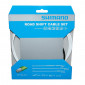 GEAR CABLE KIT FOR BICYCLE - SHIMANO WHITE/CABLE OPTISLIK ( 2 CABLES-2 HOUSINGS KIT) 4524667700593