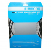 BRAKE CABLE KIT FOR ROAD BIKE - SHIMANO BLACK/CABLE TEFLON ( 2 CABLES-2 HOUSINGS KIT) 4524667602903