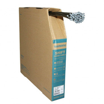 DERAILLEUR CABLE- SHIMANO STEEL 2.1M (100 UNITS BOX) 4524667111580