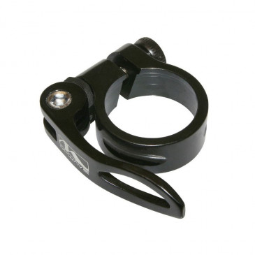 QUICK RELEASE SEATPOST CLAMP -ALUMINIUM BLACK Ø 28,6mm