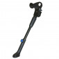 KICKSTAND FOR BICYCLE (REAR) P2R 24-28'' ADJUSTABLE ON REAR WHEEL CENTRE- ALUMINIUM BLACK (REINFORCED FOR E-BIKE)