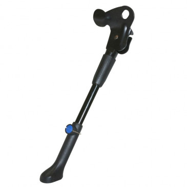 KICKSTAND FOR BICYCLE (REAR) P2R 24-28'' ADJUSTABLE ON REAR WHEEL CENTRE- ALUMINIUM BLACK (REINFORCED FOR E-BIKE)