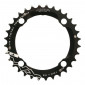 CHAINRING FOR E/BIKE- 32T. Ø104 FOR YAMAHA SYSTEM BLACK MICHE -4 ARMS -ALUMINIUM- 7075 8057013344401