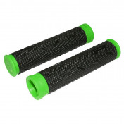 HAND GRIPS FOR MTB- PROGRIP 808 BLACK/GREEN FLUO Ø22mm L120mm (PAIR) 0801766074775
