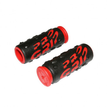 HAND GRIPS FOR MTB- PROGRIP 952 BLACK/RED Ø22mm L85mm (PAIR)
