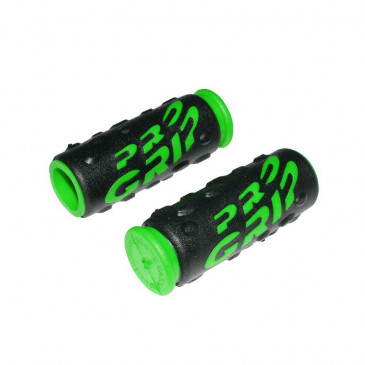 POIGNEE VTT PROGRIP 952 NOIR/VERT Ø22mm L85mm (PAIRE)