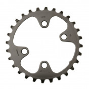 CHAINRING FOR MTB-FOR DOUBLE- 28T. Internal Ø64 SHIMANO SLX M7000 - 11 Speed -4 ARMS- 4524667226765