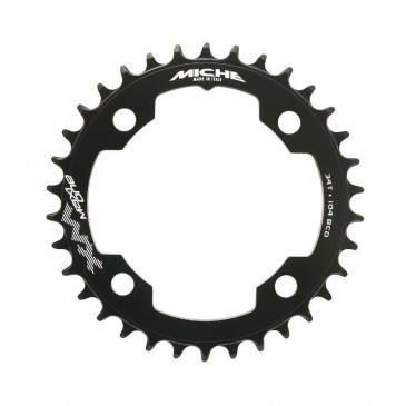 PLATEAU VAE/E-BIKE 4BRA D.104 POUR BROSE MICHE 34DTS MONO NOIR ALU 7075 COMPATIBLE YAMAHA 8057013344111