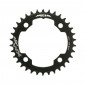 CHAINRING FOR E/BIKE- 4 Arms - SINGLE 34T. Ø104 BLACK - for BROSE MICHE - ALU 707 8057013344111