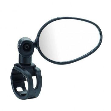 MIRROR FOR BICYCLE-LEFT/RIGHT- NEWTON - ON HANDLEBAR - 6,5x4,5 cm