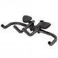 PROLONGATEUR DE CINTRE CONTRE LA MONTRE 31,8-25,8 ALU NOIR MAT POSITION HAUTE AVEC REPOSE BRAS 475grs 3700948084281