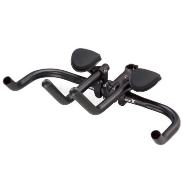PROLONGATEUR DE CINTRE CONTRE LA MONTRE 31,8-25,8 ALU NOIR MAT POSITION HAUTE AVEC REPOSE BRAS 475grs 3700948084281