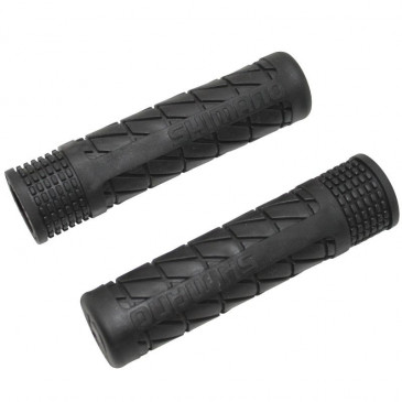 HAND GRIPS FOR MTB- SHIMANO GEL BLACK Lg 120mm (PAIR)