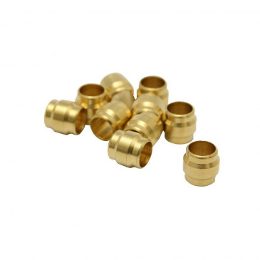 BRAKE HOSE CONNECTION - BRAKCO OLIVE 5mm COMPATIBLE FORMULA MEGA/R/ONE (SOLD PER 10) 3700948086285
