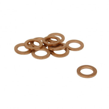 BRAKE HOSE CONNECTION GASKET FOR HYDRAULIC KIT (SOLD PER 10) - Ø: 6mm INNER and 9mm OUTER.