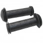 HAND GRIPS FOR URBAN BIKE- IMPORT FOR KID- BLACK WITH IMPACT PROTECTION - L110mm (PAIR)