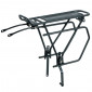 PORTE BAGAGE VELO ARRIERE A TRINGLES ZEFAL RAIDER R70 COMPATIBLE FREINS DISQUE ALU NOIR REGLABLE 26-27,5-28-29 POUCES (27kg MAXI) 3420587542019