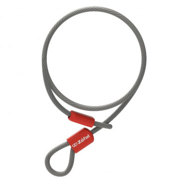 ANTIVOL VELO CABLE A BOUCLE ZEFAL K-TRAZ CABLE L DIAM 10mm L 2.20M 3420584913218