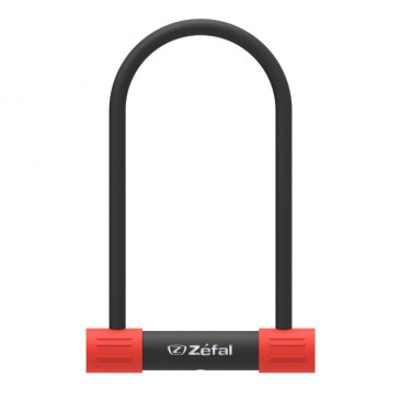 ANTIVOL VELO U ZEFAL K-TRAZ U13 A CLE 115x230mm D 13mm AVEC SUPPORT CLIP - REPRODUCTION DES CLES POSSIBLES - SOLD SECURE NIVEAU SILVER - HOMOLOGUE FUB 1 ETOILE