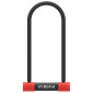 ANTIVOL VELO U ZEFAL K-TRAZ U13L A CLE 115x292mm D 13mm AVEC SUPPORT CLIP - REPRODUCTION DES CLES POSSIBLES - SOLD SECURE NIVEAU SILVER - HOMOLOGUE FUB 1 ETOILE 3420584946018