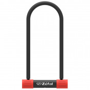ANTIVOL VELO U ZEFAL K-TRAZ U13L A CLE 115x292mm D 13mm AVEC SUPPORT CLIP - REPRODUCTION DES CLES POSSIBLES - SOLD SECURE NIVEAU SILVER - HOMOLOGUE FUB 1 ETOILE 3420584946018