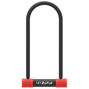 ANTITHEFT FOR BICYCLE -U LOCK ZEFAL K-TRAZ U13L (KEY LOCK) 115x230mm Ø 13mm WITH CLIP BRACKET -POSSIBILITY TO REPRODUCE KEYS.- Security level 8/10 - 2 Stars Fub Approved