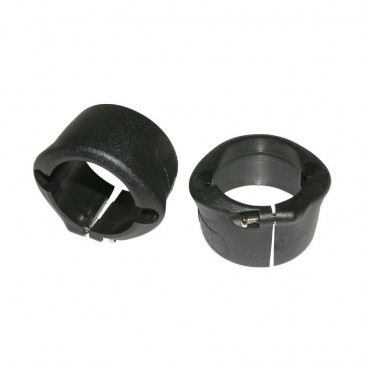 CLAMP -BIKERIBBON FOR ROAD BIKE - FOR NICE FINITION OF YOUR BAR-TAPE - BLACK (PAIR)