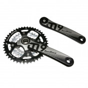 CHAINSET FOR MTB- SUNRACE 9/10 Speed MS9 -ALUMINIUM- BLACK 175mm 44-32-22 INTEGRATED WITH CUPS 4710944250749