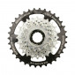 ROUE LIBRE 7V. SUNRACE 13-34 MEGADRIVE MEGARANGE ARGENT INDEXEE (EN BOITE) 4710944227475