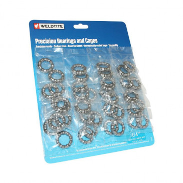 BALL BEARING CAGE FOR BOTTOM BRACKET - WELDTITE (20 PAIRS ON CARD)