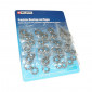 BALL BEARING CAGE 6,350 (1/4”) FOR REAR HUB - WELDTITE (20 PAIRS ON CARD)
