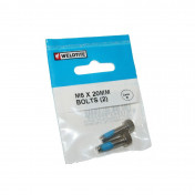 SCREW M6 X 20mm (PAIR ON CARD)-WELDTITE- 5013863080220