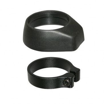 PROTECTION COLLIER DE SERRAGE TIGE DE SELLE P2R DIAM 30.9mm PLASTIQUE NOIR POUR EVITER INFILTRATION EAU/BOUE 3700948088302