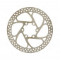 BRAKE DISC-FOR ROAD BIKE/MTB 6 HOLES- NEWTON BRAKCO 140mm SILVER (RECTIFIED EDGE FOR SECURITY) Compatible Shimano and more. 3700948088425