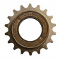 ROUE LIBRE 1V. P2R 18D. BRONZE CHAINE 3.30 ( 1/2"x1/8" CITY/BMX)