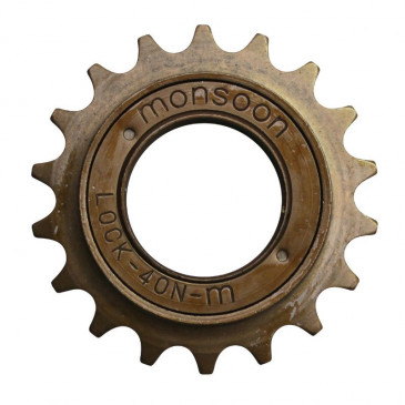 ROUE LIBRE 1V. P2R 18D. BRONZE CHAINE 3.30 ( 1/2"x1/8" CITY/BMX) 3700948204757